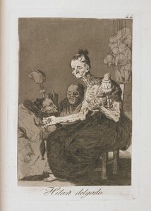 Placa de Los Caprichos, 1797-1798 de Francisco de Goya